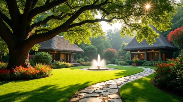 Quatre solutions d'hôtels avec jardin pour un séjour en plein air